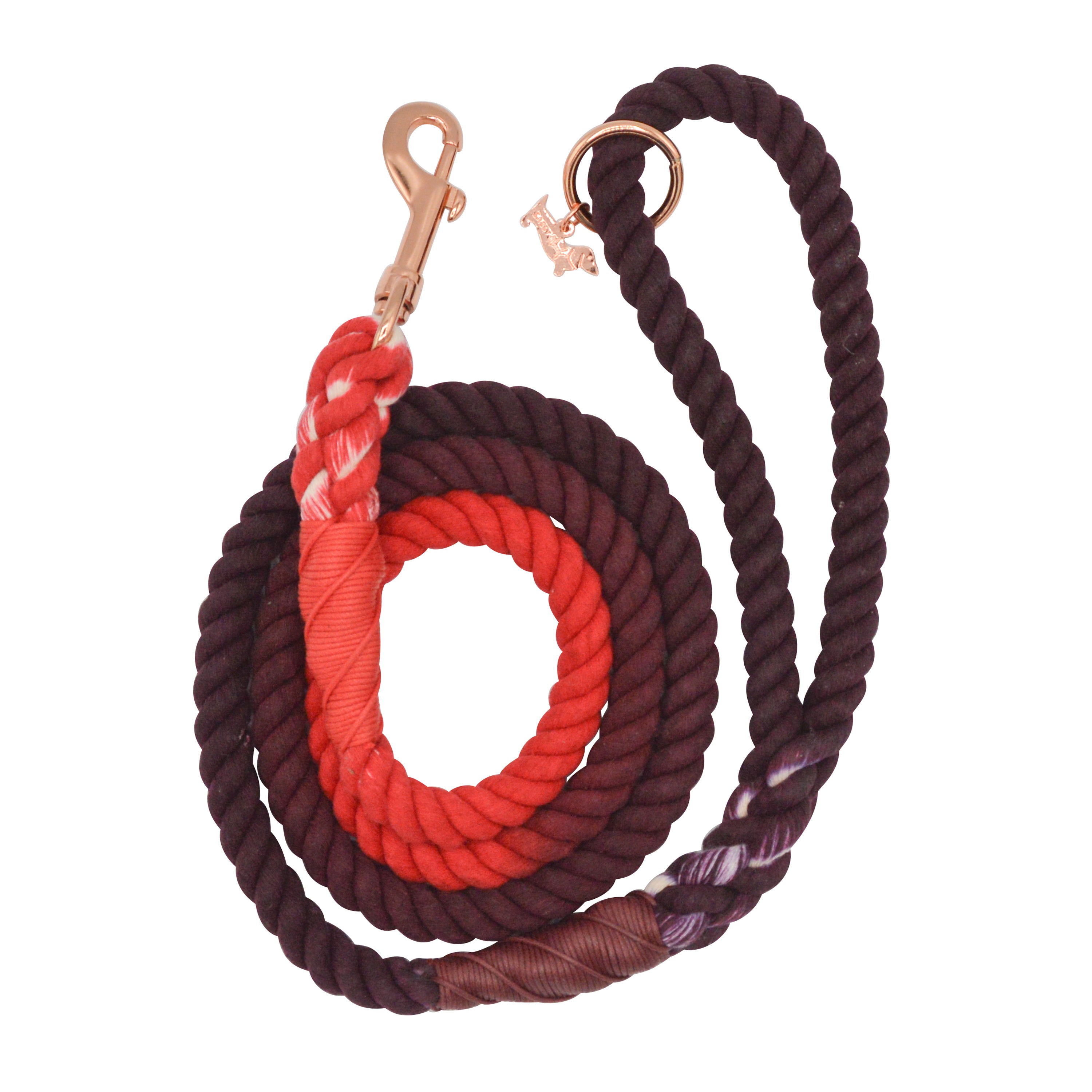 Sassy Woof - Clementine Cotton Rope Dog Lead - Alfie & Bear