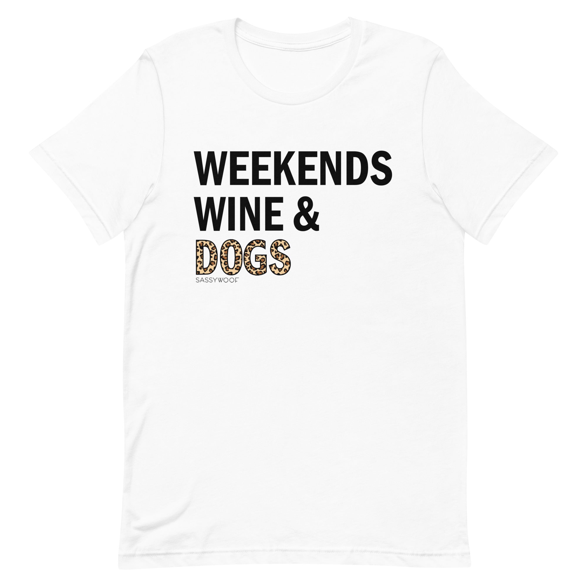 wine dogs and weekends shirt