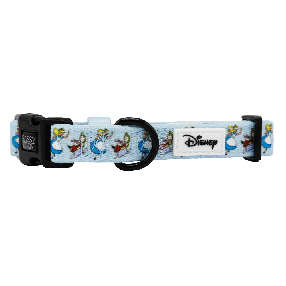 Dog Collar - Alice in Wonderland (Blue)