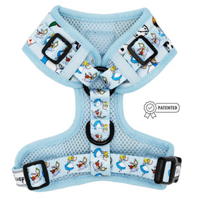 Dog Adjustable Harness - Alice in Wonderland (Blue)