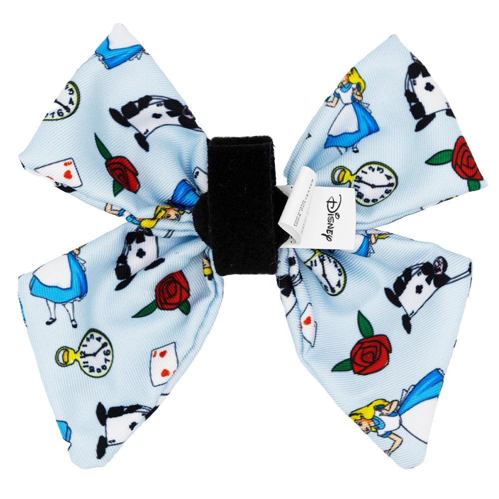 Dog Sailor Bow - Alice in Wonderland (Blue)