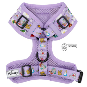 Dog Adjustable Harness - Alice in Wonderland (Purple)