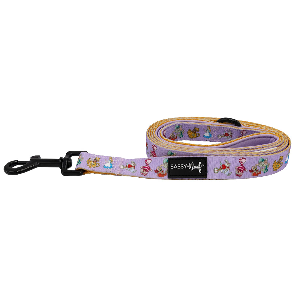 Dog Leash - Alice in Wonderland (Purple)