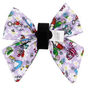 Dog Sailor Bow - Alice in Wonderland (Purple)