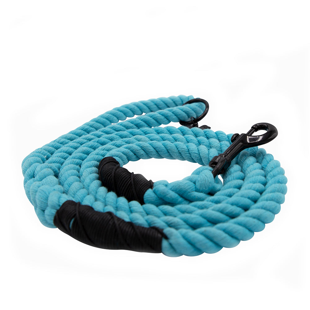 Dog Rope Leash - Neon Blue