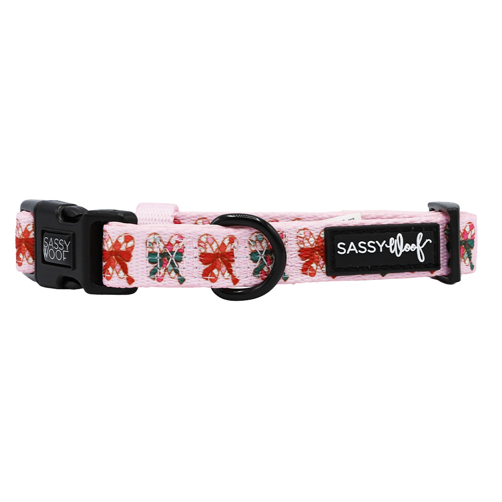 Dog Collar - Candy Cane Coquette