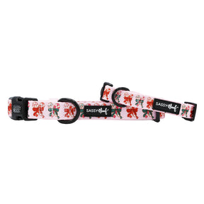 Dog Collar - Candy Cane Coquette