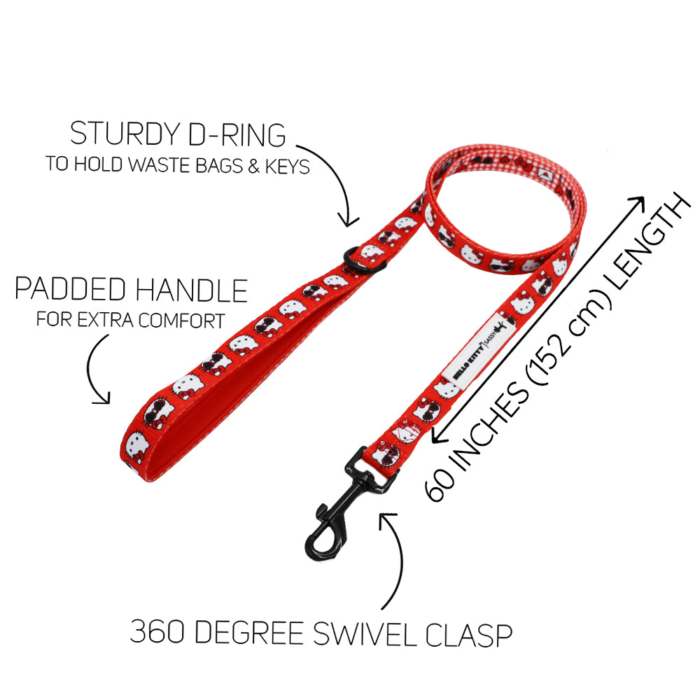 Dog Leash - Hello Kitty® Red Classic