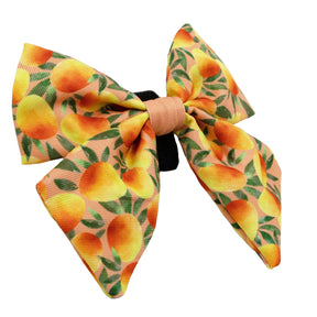 Dog Sailor Bow - Mango Tango