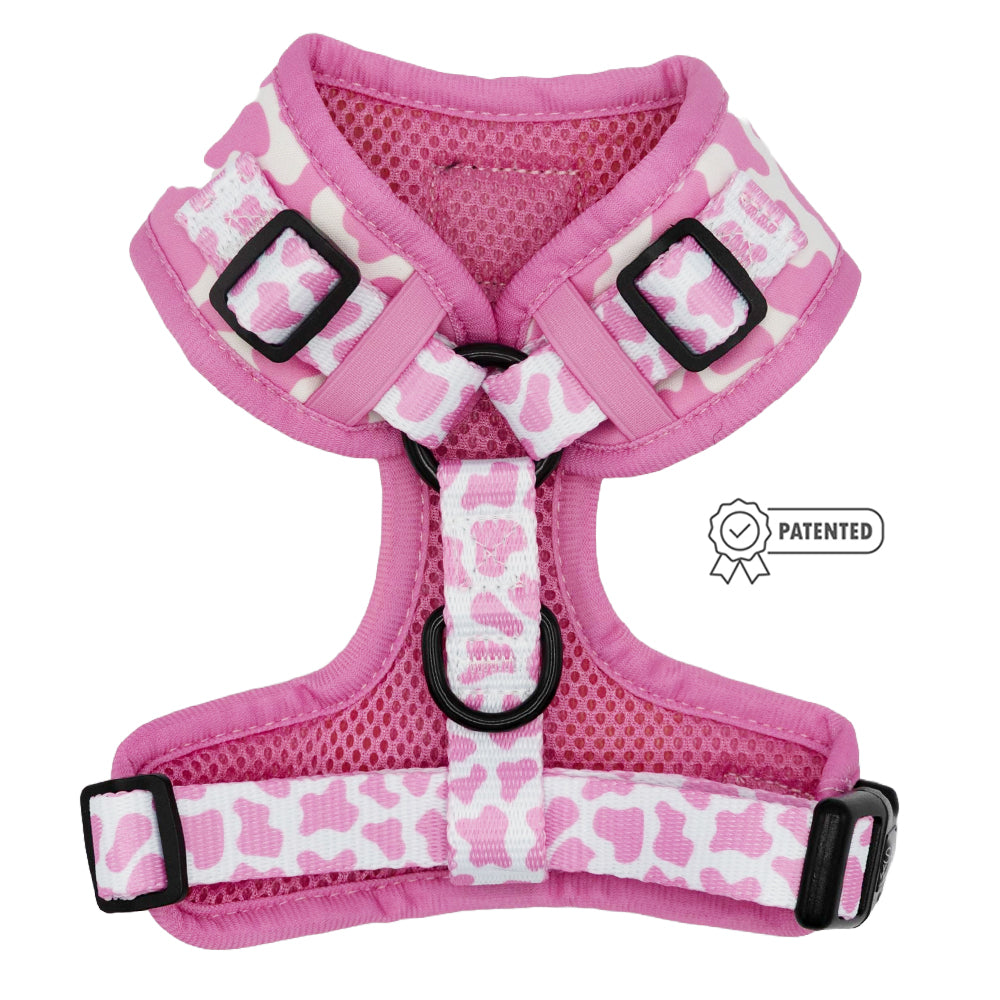 Dog Adjustable Harness - Strawberry Milk