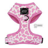 Dog Adjustable Harness - Strawberry Milk