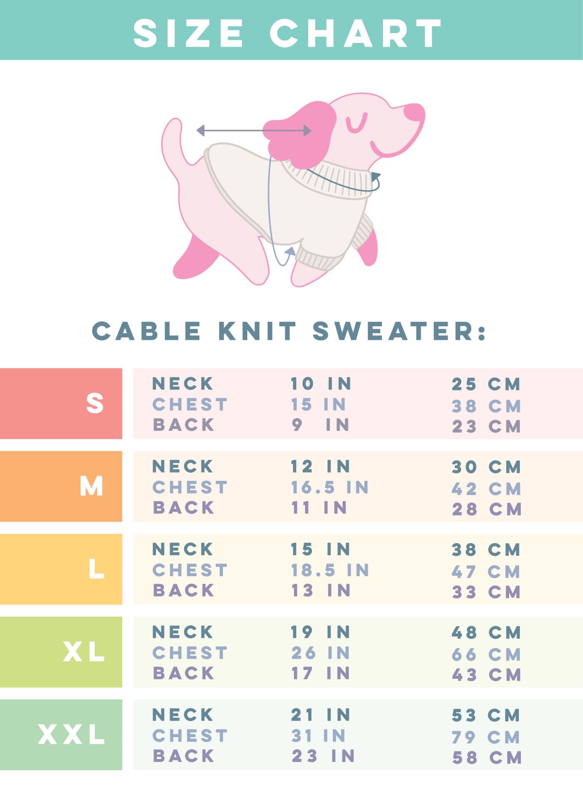 Dog Cable Knit Sweater - Hot Pink