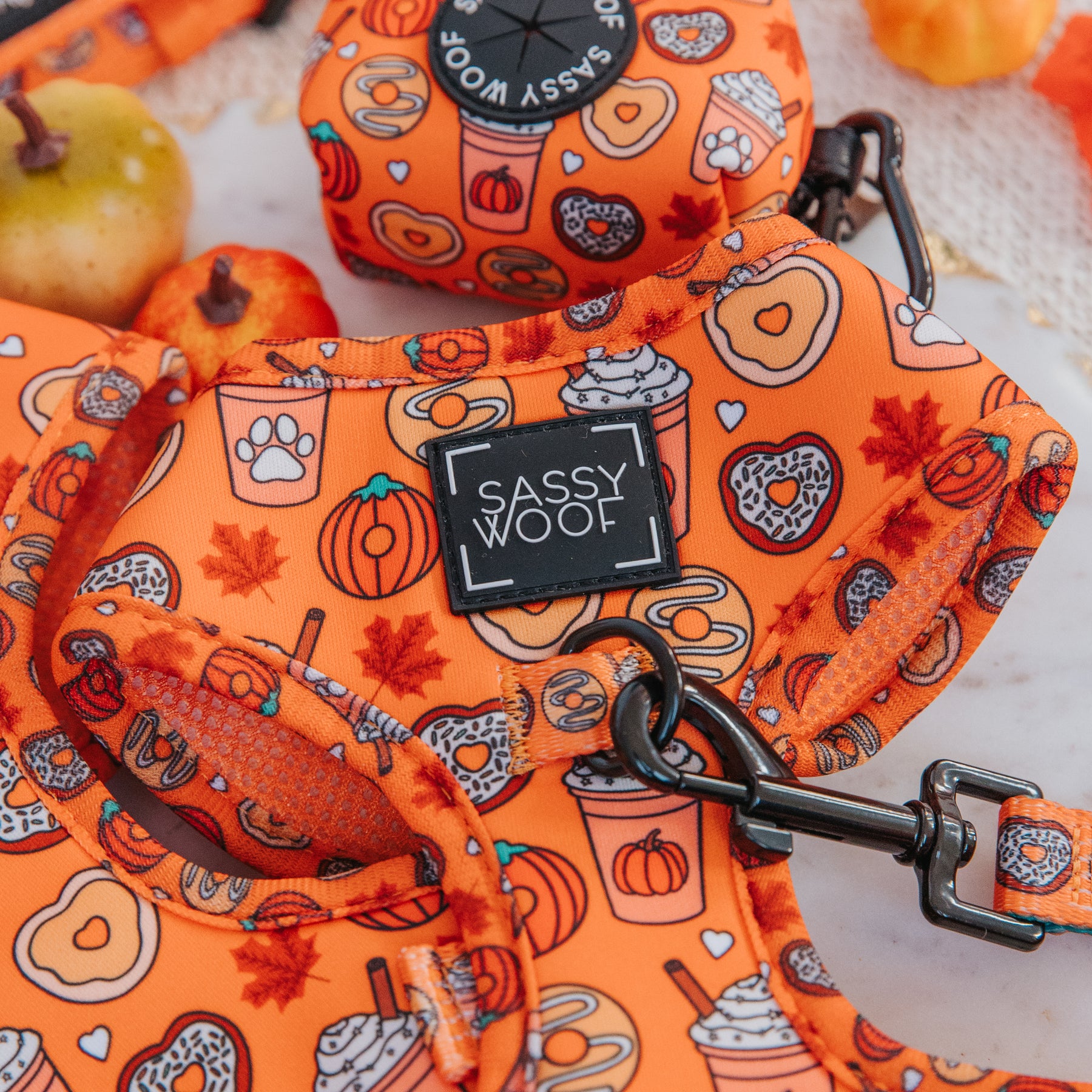 Dog Adjustable Harness - Pupkin Donuts