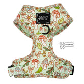 Dog Adjustable Harness - Shrooms & Blooms