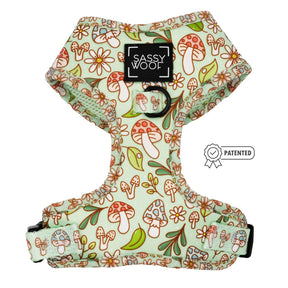 Dog Adjustable Harness - Shrooms & Blooms