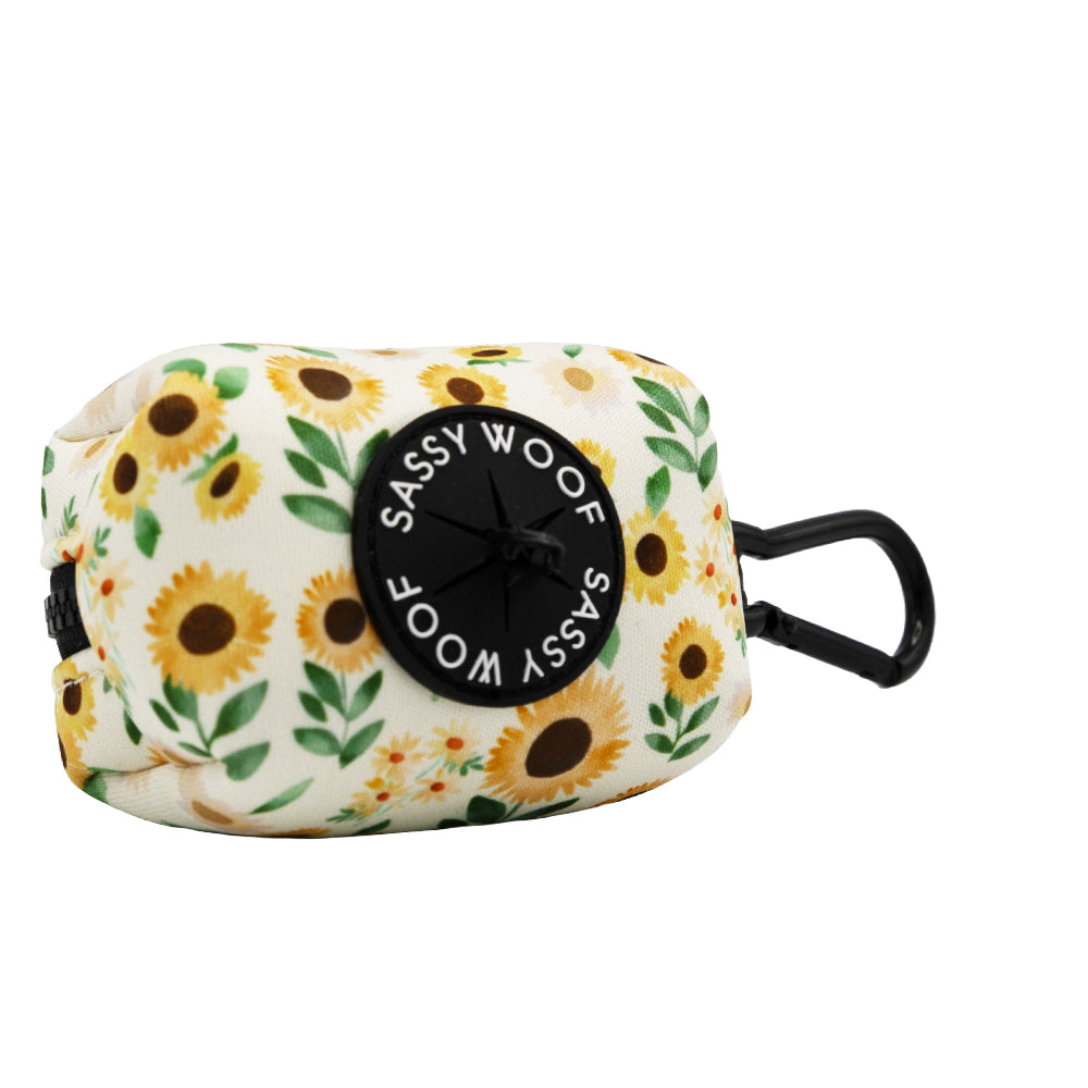 Dog Waste Bag Holder - Sunflower Dreams