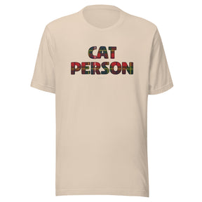 T-Shirt Cat Person Deck the Paws